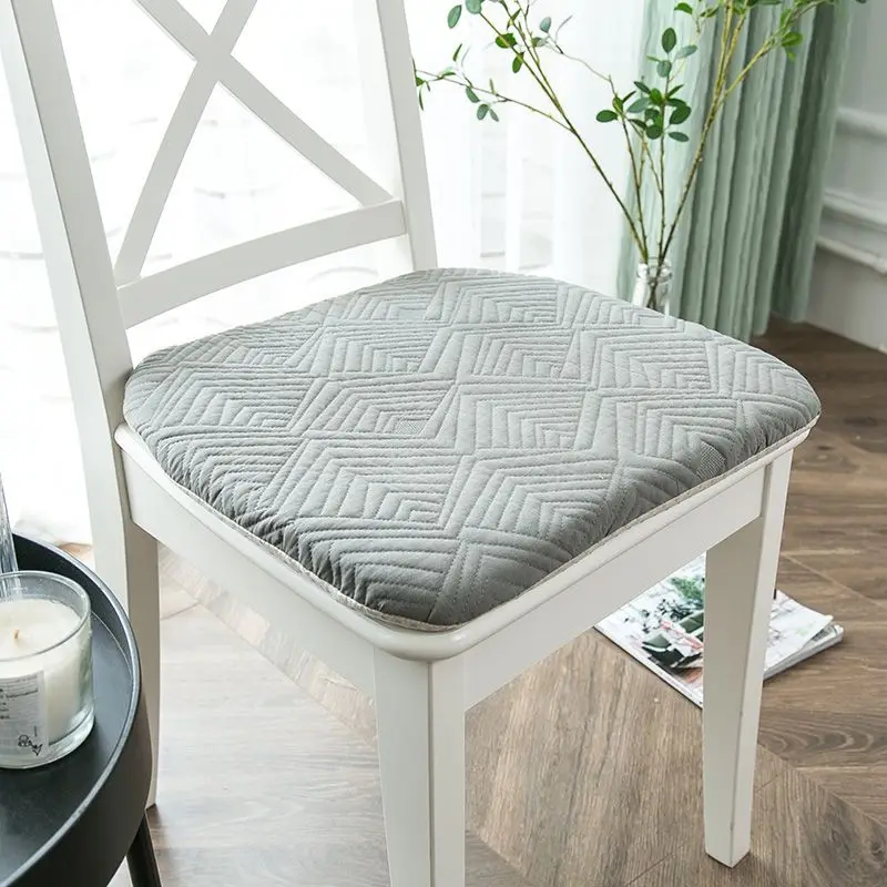 Simple Style Four Seasons Universal Thickened Cotton Chair Cushion High Density Sponge Core seat Cushion Detachable And Washable