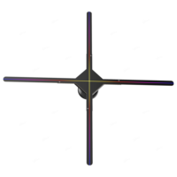 3D Holographic Led Advertising Fan 56cm Led Fan 3d Hologram Projector Display Adverting Fan
