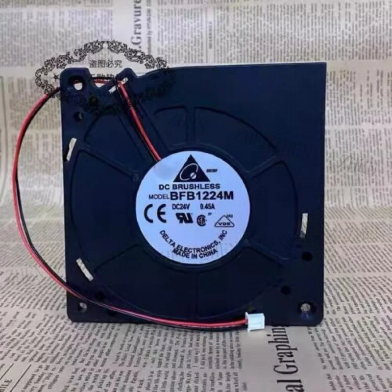 

Y FOR Delta BFB1224M 12032 DC24V 0.45A 12CM 2-Pin Turbo Cooling Fan