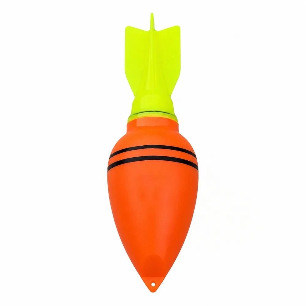 2pcs Pack EVA Material Fishing Float 40g-150g Weight Striking Color Light Stick Bobber Eye-grabbing Design Plastic Bobber
