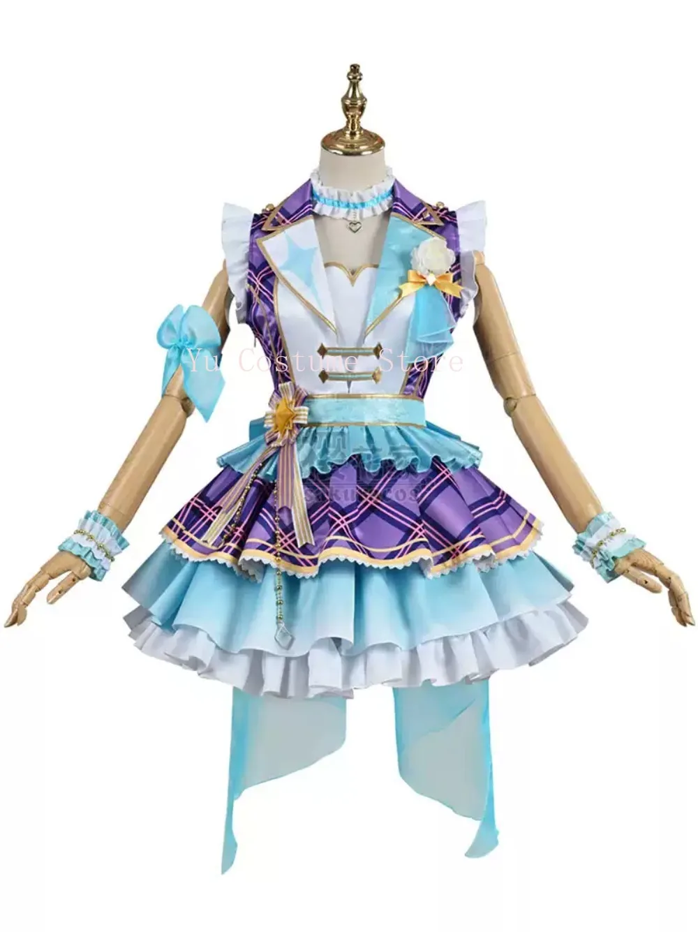

LoveLive Liella Cosplay Costume, Superstar Idol Group Performance Uniform Halloween Women's Stage Costume Complete Set