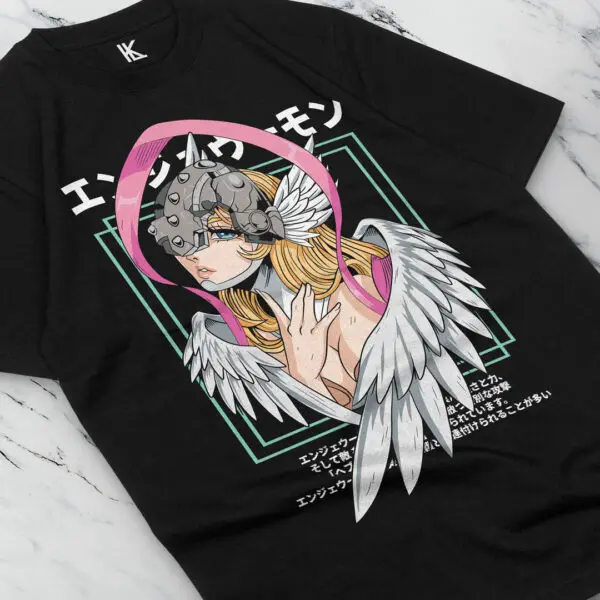 T Shirt ORIGINAL Louzan Illustrations - Digimon - Angewomon