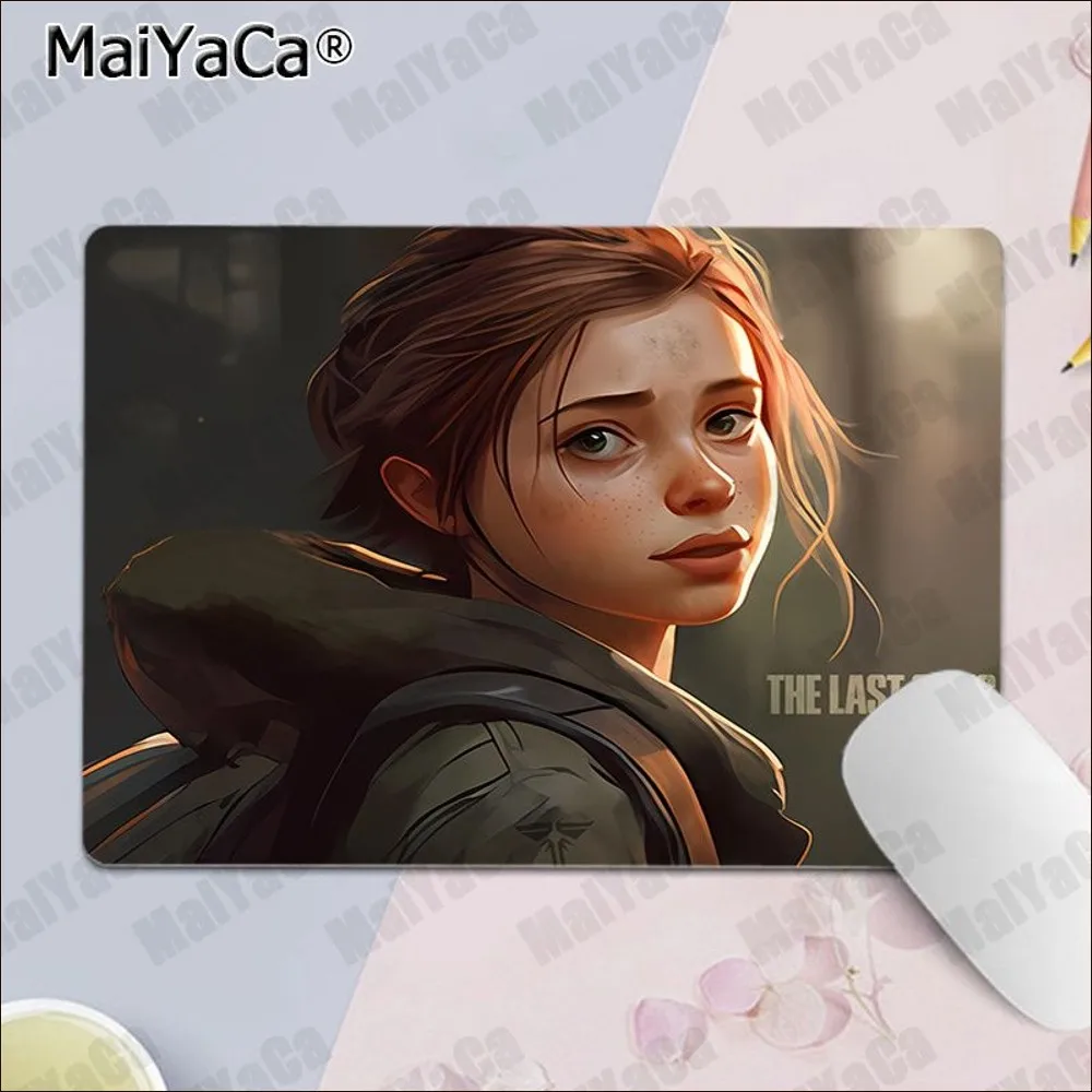 MaiYaCa Last of Us Mousepad Rubber Small Thickened Mouse Pad Gaming Keyboard Table Office Supplies Room Decor for Mouse Carpet