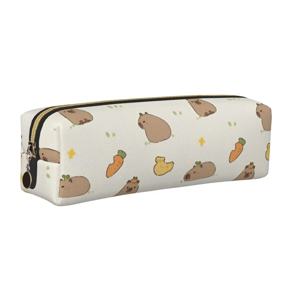 

Anime Capybara Cartoon Pencil Case Classic Cute Pen Holder Bag Student Large Storage School Supplies Zipper Pencilcases