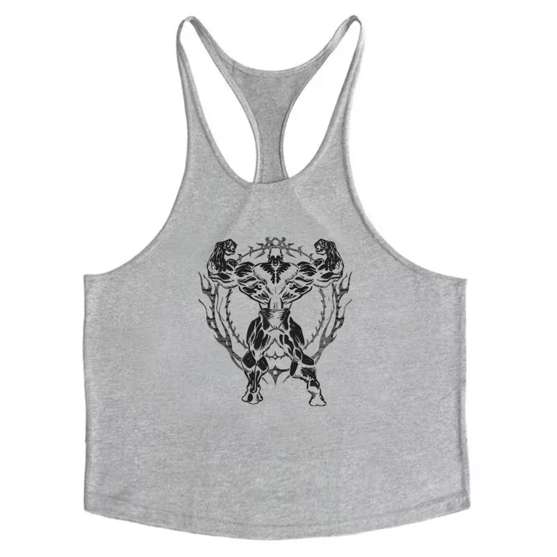 سترة سترينجر رياضية للرجال، ظهر رفيع للياقة البدنية في صالة الألعاب الرياضية مع أشرطة ناعمة، بدون أكمام لمعدات تمارين كمال الأجسام اليومية #2