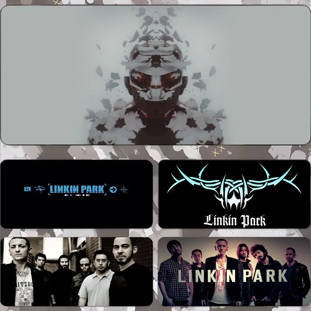Linkin Park Mouse Pad Gamer Keyboard Mat Pads Gaming Desk Protector Laptops Large Mousepad Cartoon Deskmat