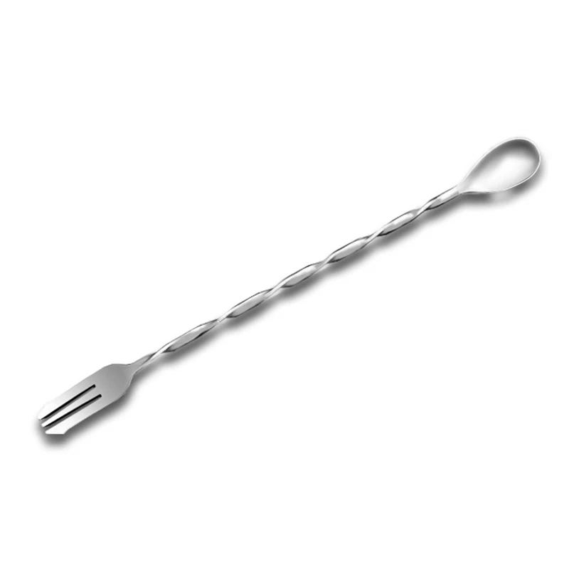 Home Bar Bartender Tool Barware Set Cocktail Muddler And Mixing Spoon, Stainless Steel Cocktail Muddler