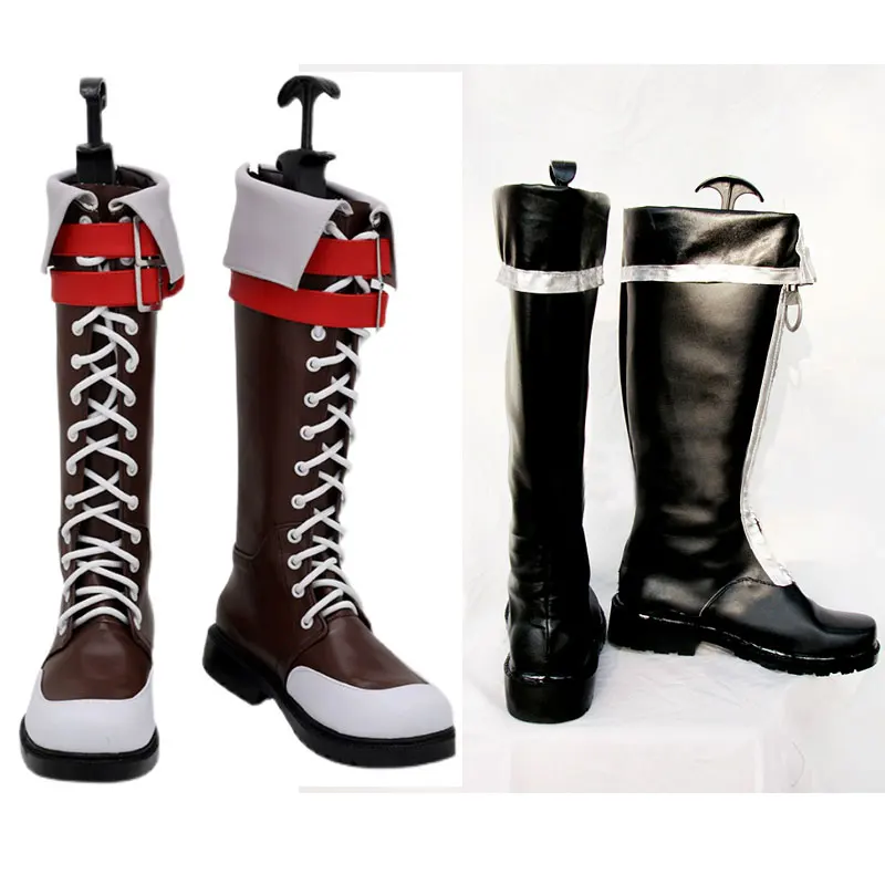 Buty do cosplayu Anime Allen Walker, męskie i damskie, buty na Halloween, szyte na miarę