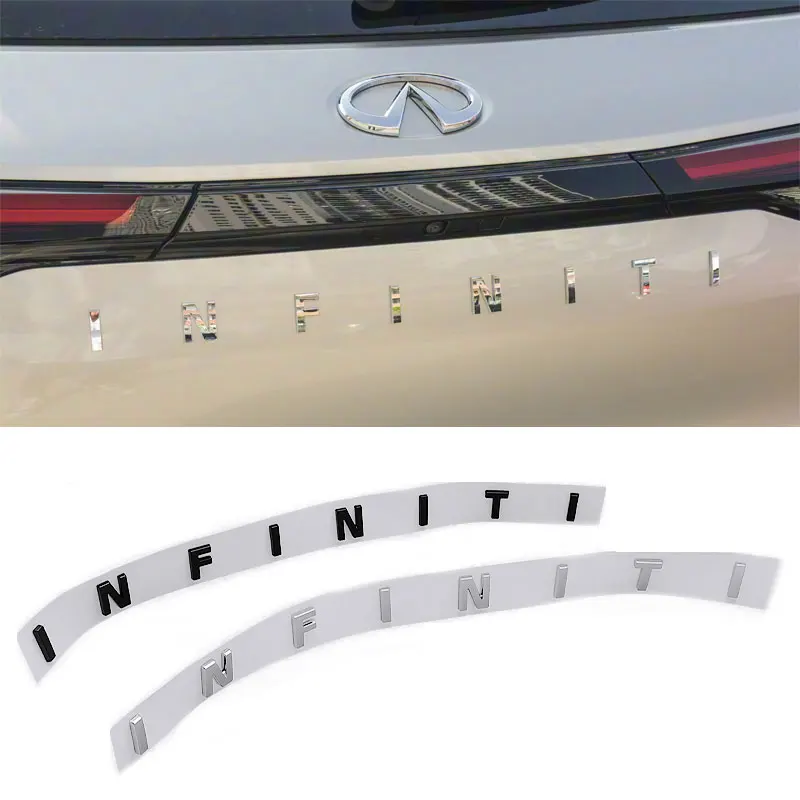 INFINITI etiquetado emblema pegatinas de coche para INFINITI Q50L QX50I Q70 QX60 serie reacondicionamiento maletero letras en inglés marcas logo trasero