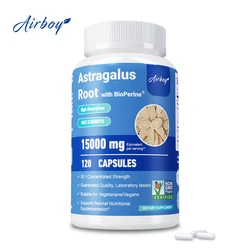 Astragalus Root Capsules - Immunity Booster, Stress Support, Heart and Liver Health