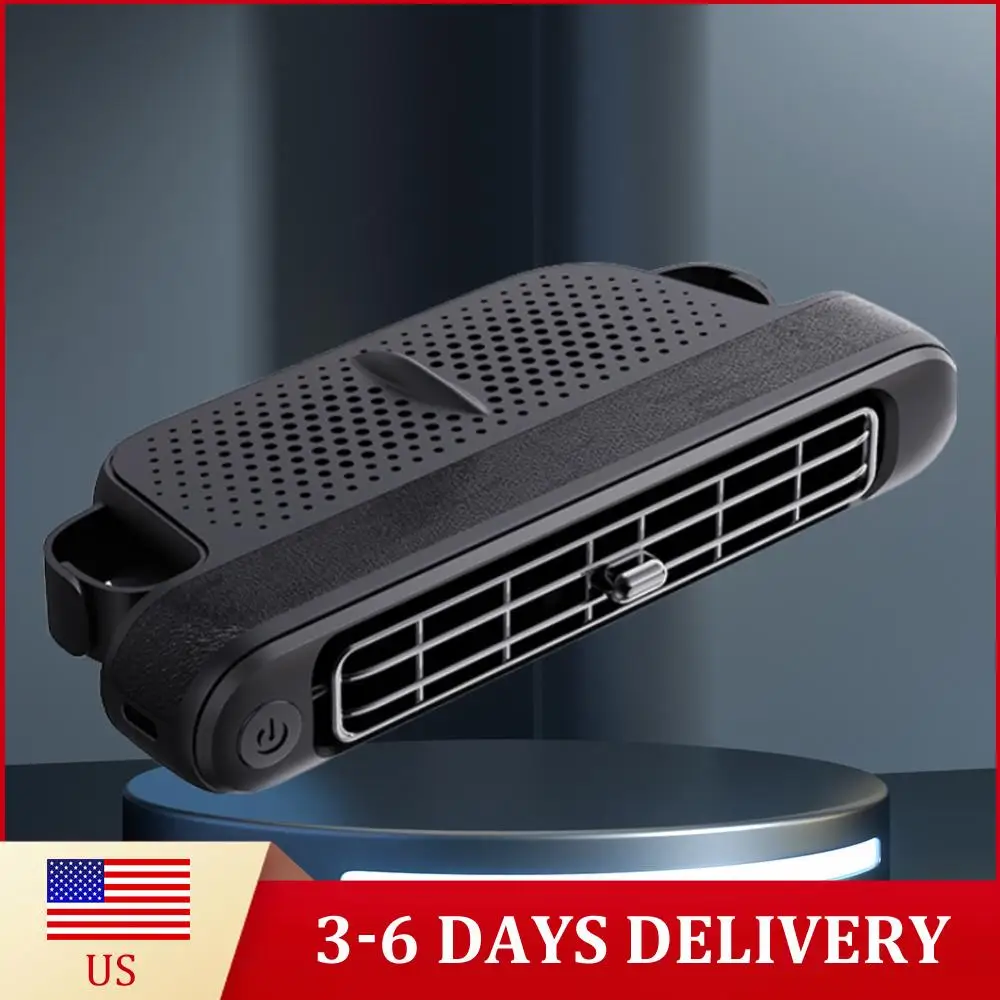 

USB-вентилятор для автомобиля на заднее сиденье, 5В/2А, портативный вентилятор для подголовника, электрический вентилятор для автокресла, для мини-автомобилей, фургонов, седанов