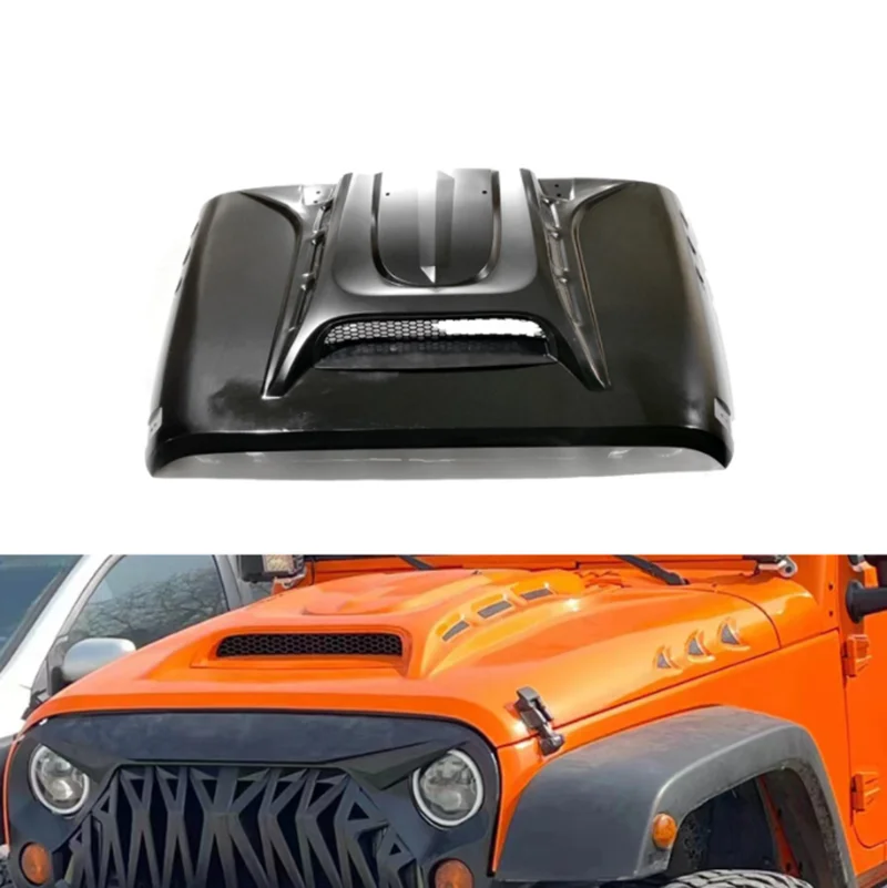 Car Engine Hoods for Jeep Wrangler JK 2007-2017 Upgraded Craft Style for Jeep Wrangler JK Hood
