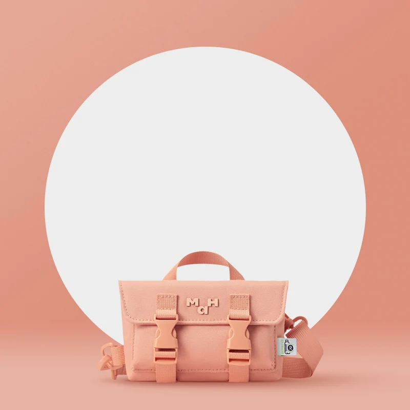 【Color of the Year】MAH 2023 New Glacier Pink Mobile Phone Bag Premium Sense Niche Student Cross-body Small Bag Girl