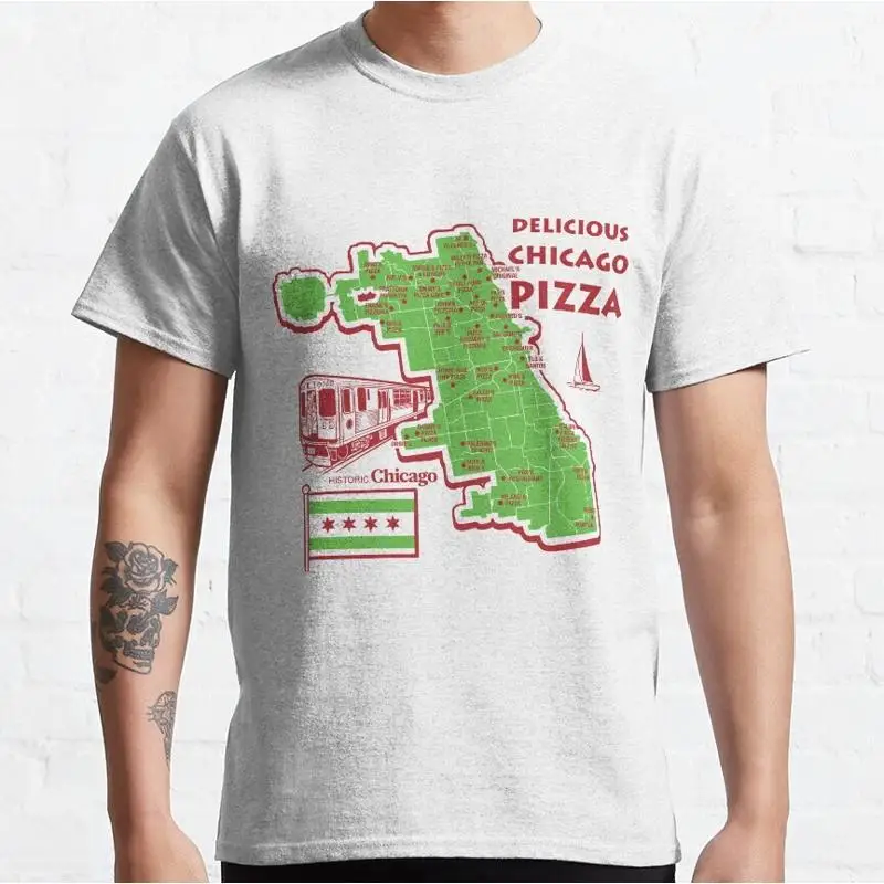 

Классическая футболка Delicious Chicago Pizza