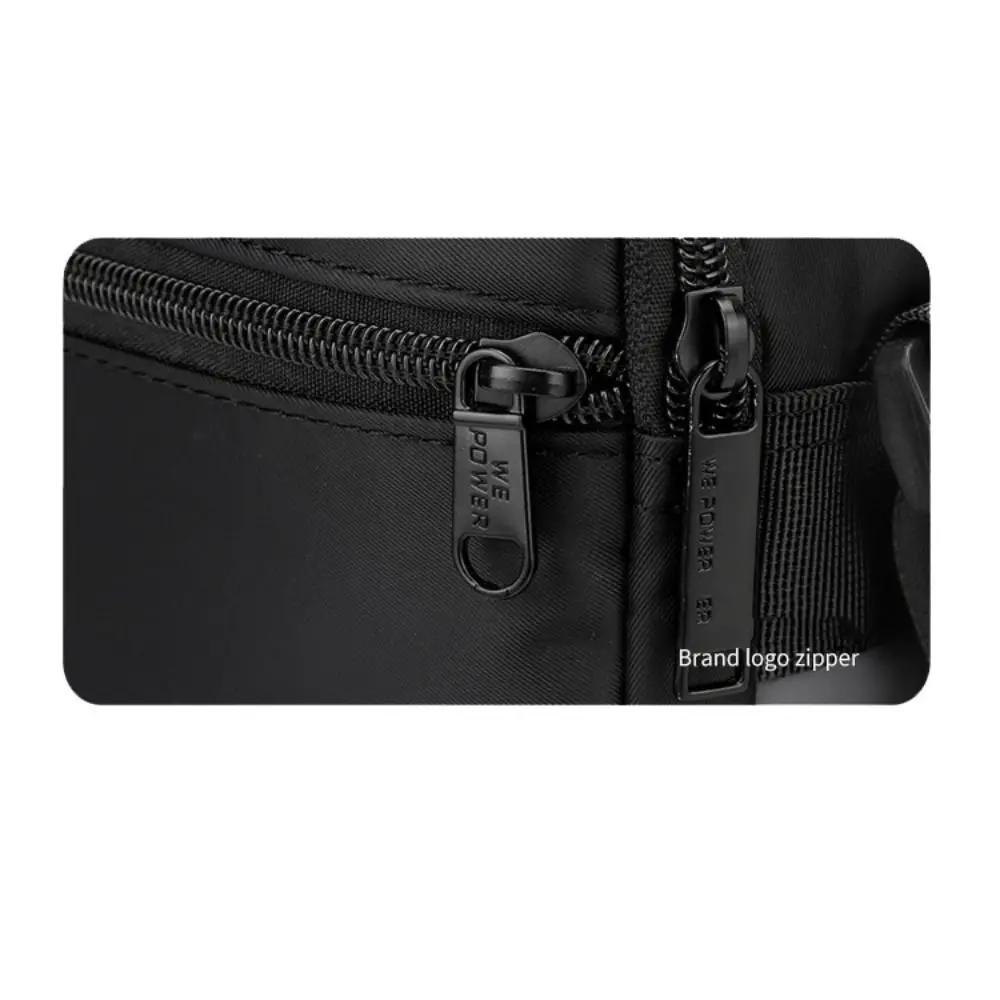

Single Shoulder Men's Shoulder Bag Fabric Multi-Pockets Man Messenger Bag Square Large Capacity Nylon Crossbody Bag Male