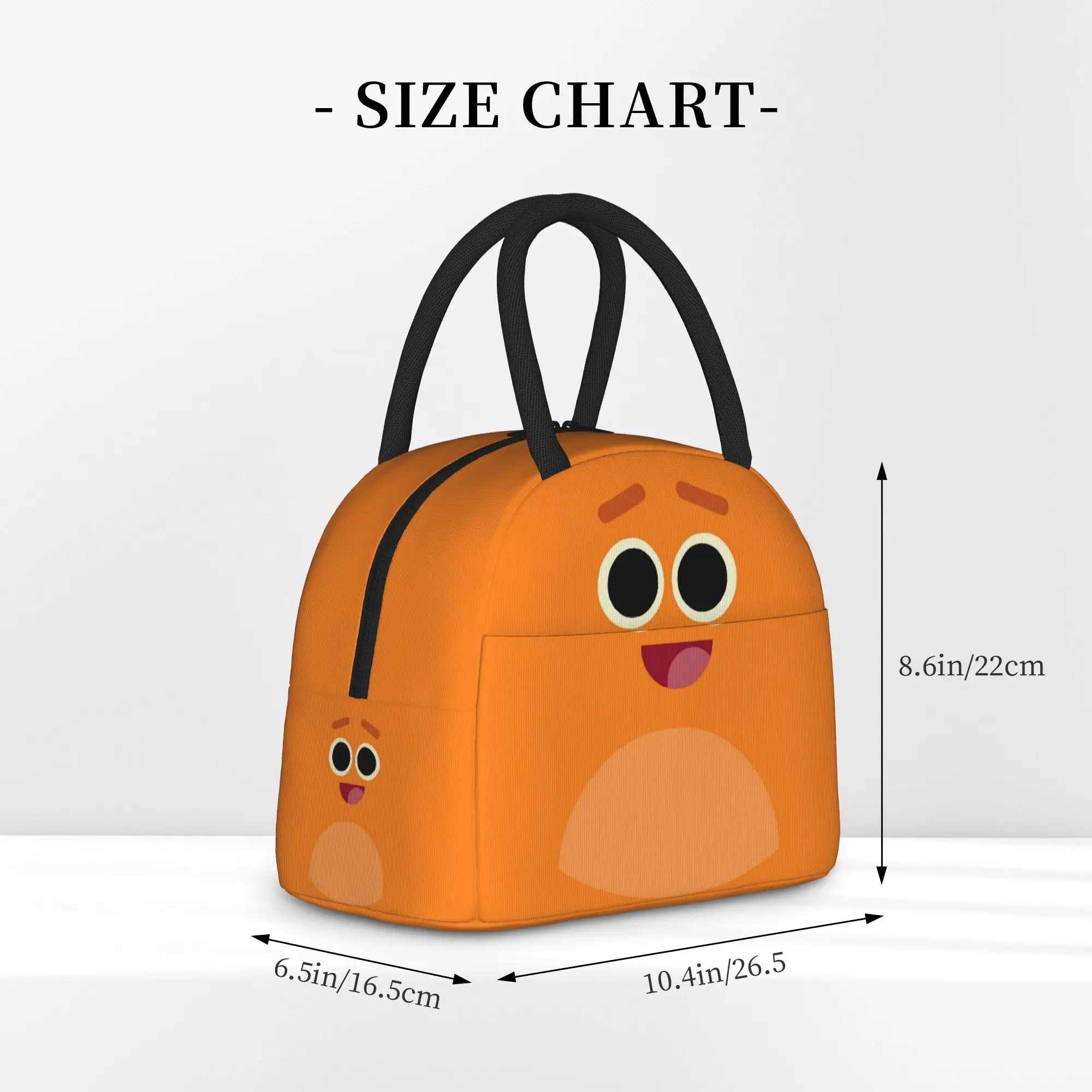 Bumbles Educational Cartoon Nums Insulated Lunch Tote Bag for School Stumble Portable Cooler Thermal Spacious Food Bag