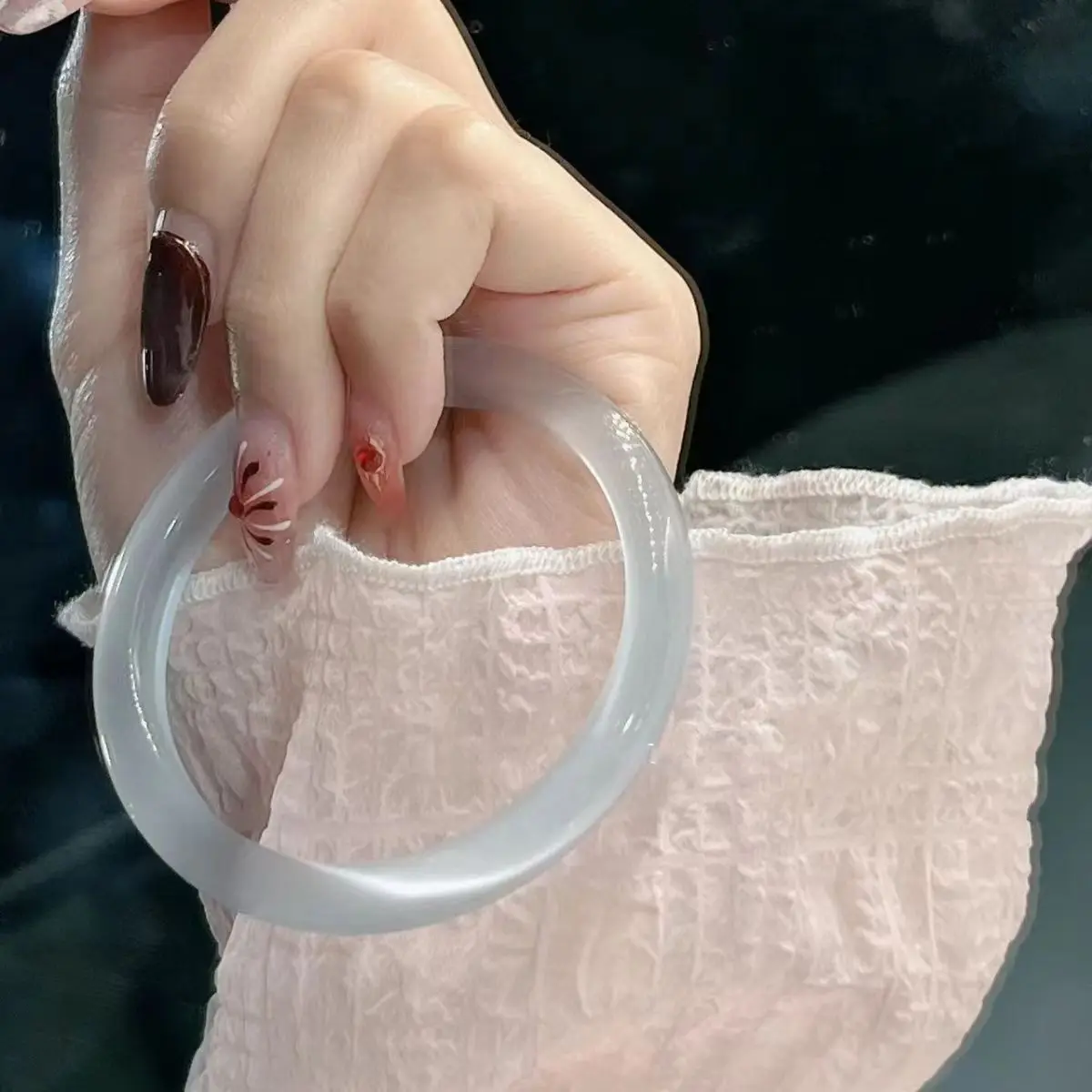 

Новый опаловый белый лунный браслет, высококачественный модный браслет ручной работы