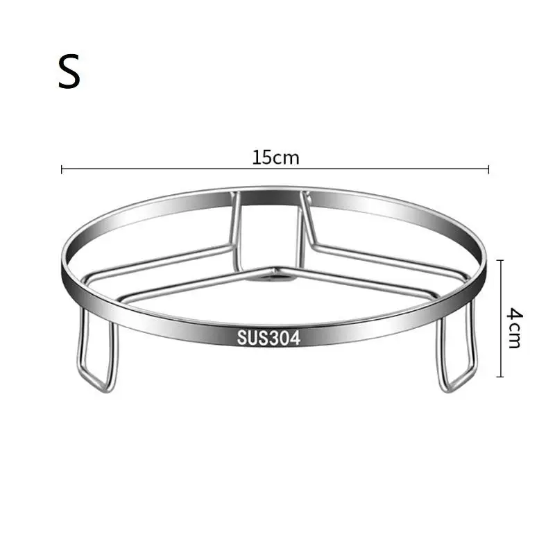 Stainless Steel Steamer Pan Rack Round Multifunction Pot Rack Stackable Kitchen Steamer Rack
