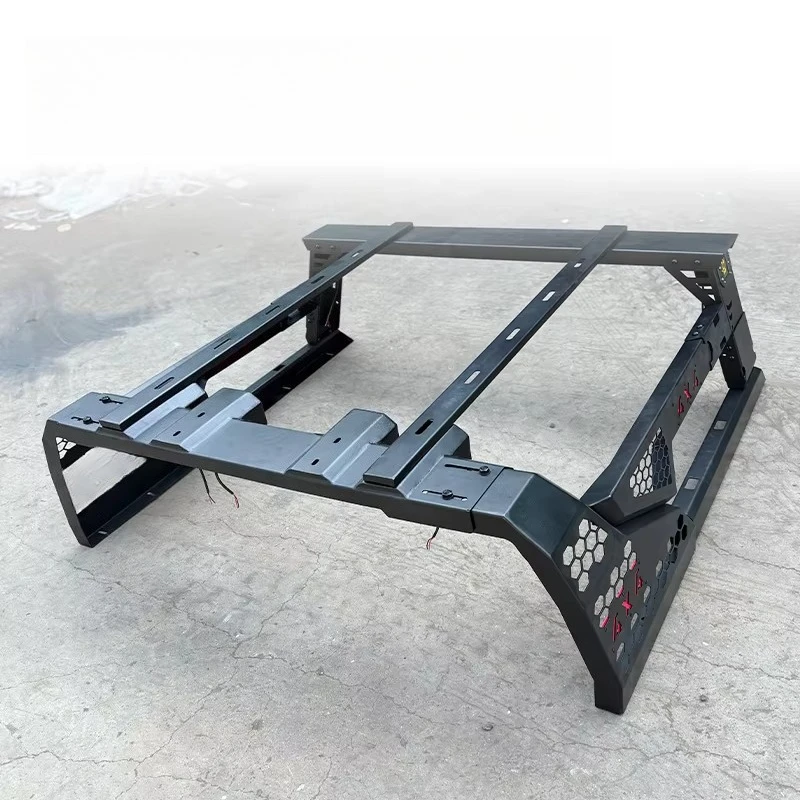 Universal Manganese Steel Roof Rack 500KG Capacity Adjustable Multi Functional Cage Truck Bed Rack Ladder