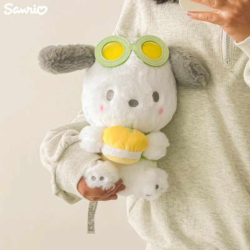 Sanrio Hello Kitty Kuromi Melody Cinnamoroll Wypchane zabawki Plushier Miękka poduszka do rzucania Pluszowe lalki Prezent urodzinowy dla przyjaciółki