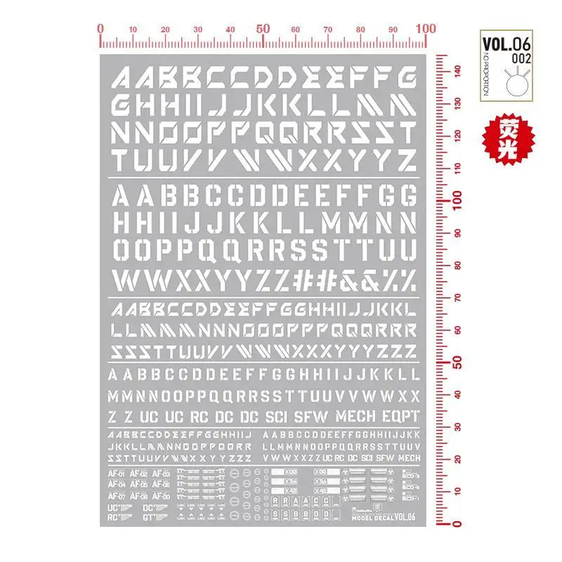HOBBY MIO VOL1-VOL12 Serie High-Definition Universele Water Transfer Printing Stickers voor Gunpla Schaalmodellen Hobby Accessoires