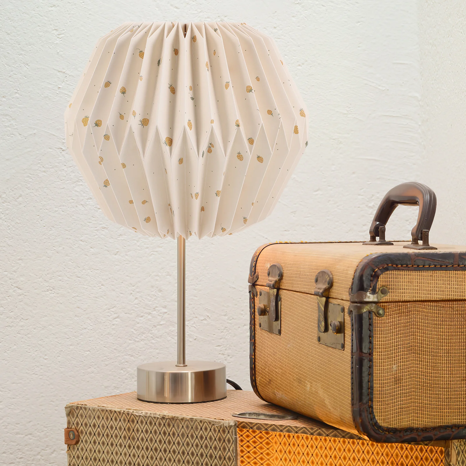 

Folding Lampshade For Ceiling Lamp E27 Base Vintage Style Paper Shade Decorative Dust Protection Home Use Small Modern Design