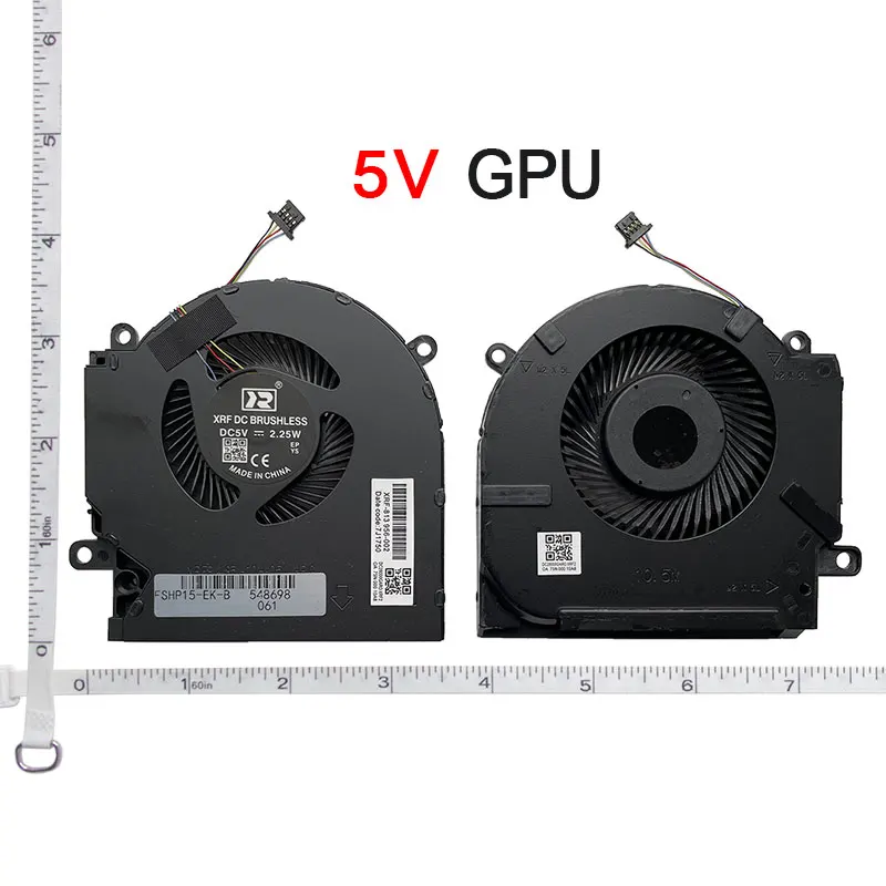 CPU GPU Cooling Fan For HP OMEN 15-EK 15-en TPN-Q238 TPN-Q236 Fans Cooler Radiator M04216-001 ND8CC02-19j22 19j23 M04215-001