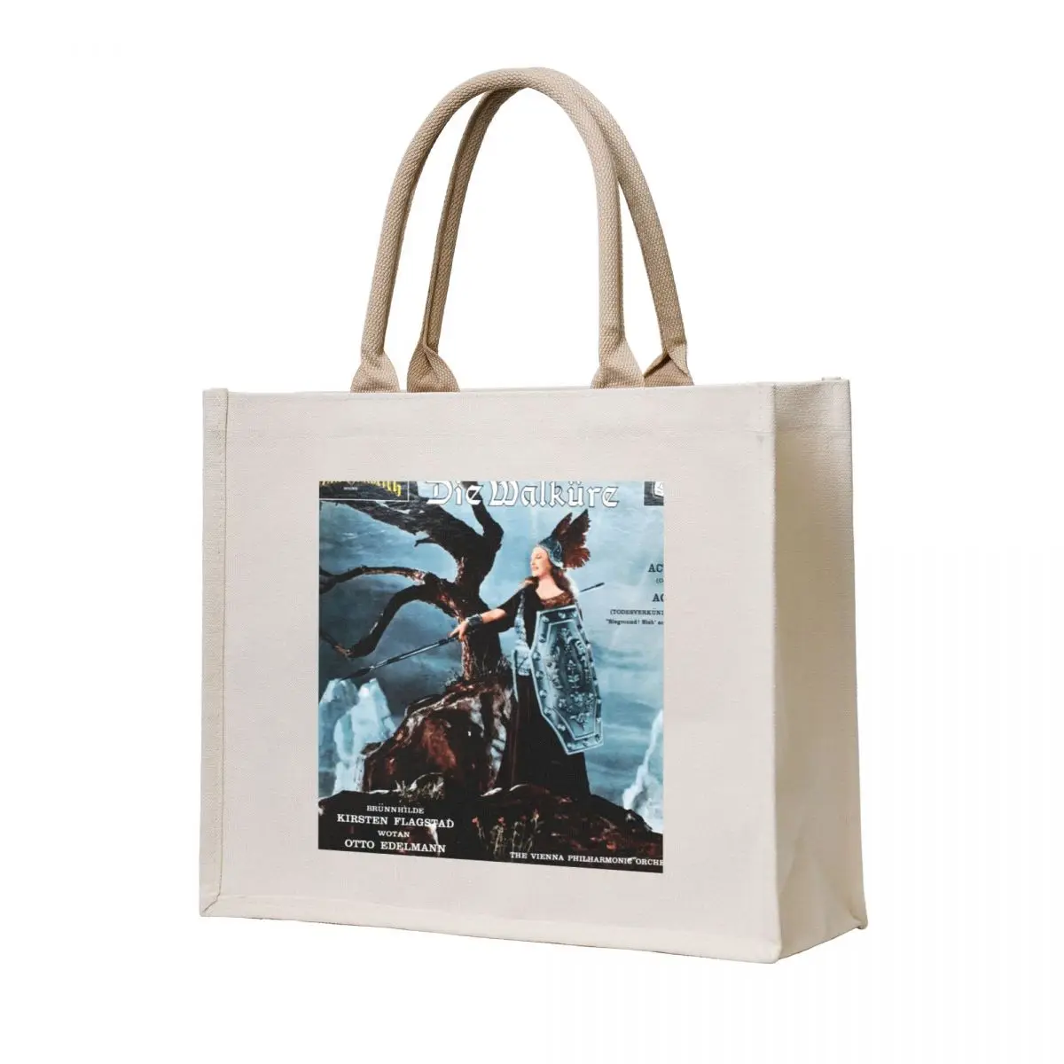 Die Walküre, Richard Wagner, Wagner, Opera, German, 1959, Act 3, Act 2 Tote Bag Big bag custom bags