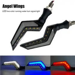 Motorcycle LED Signal Lights Motorbike Indicators With Scimitar-Shaped Design Motorcycle Turn Signal Lights Indicators For Motor