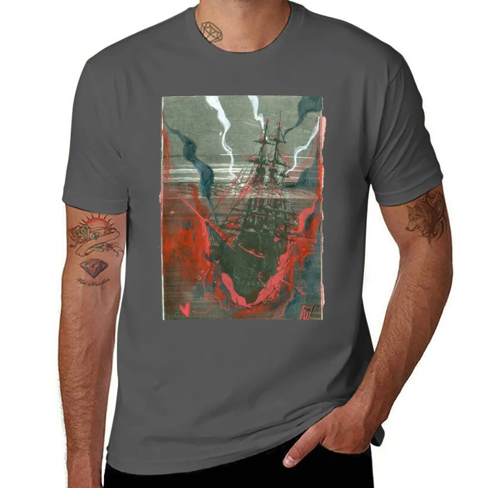 

shipwreck the T-Shirt Modern Style Print T-Shirt