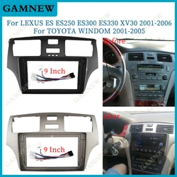 9 Inch Car Frame Fascia Adapter For Lexus ES ES300 ES250 ES330 XV3 Toyota Windom Android Fitting Panel Kit