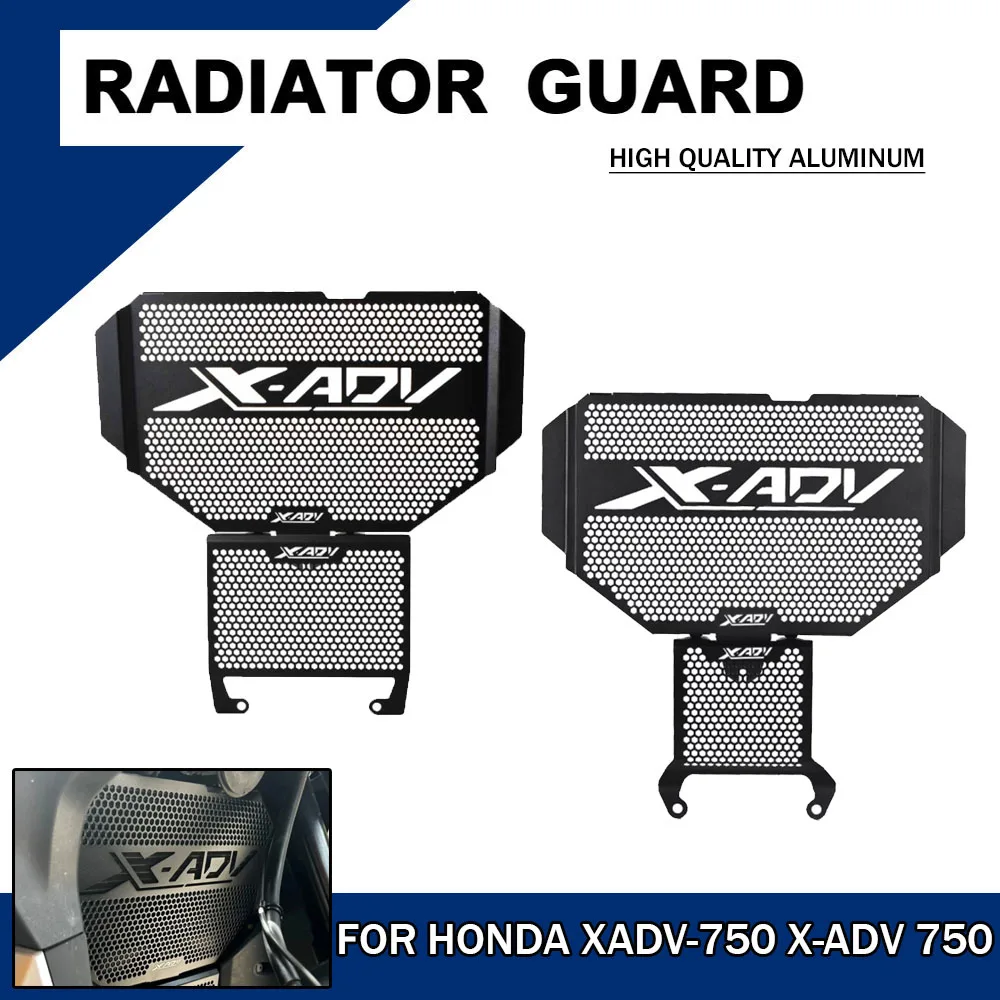 For Honda XADV750 2017 2018 2019 2020 Motorcycle Radiator Grille Guard For X-ADV 750 XADV 2021-2024 2025 Grill Protective Cover