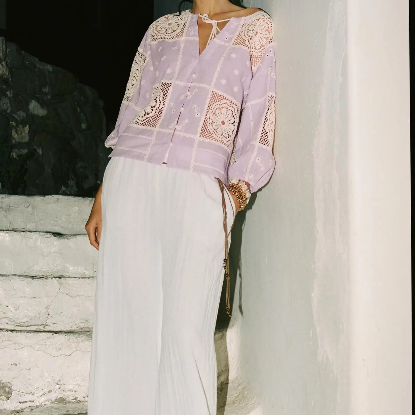 

Faionable Вышитый Утягивающий ажурный дизайн irt Повседневный свободный кардиган из полиэстера ort Sve V-Ne Открытый кардиган