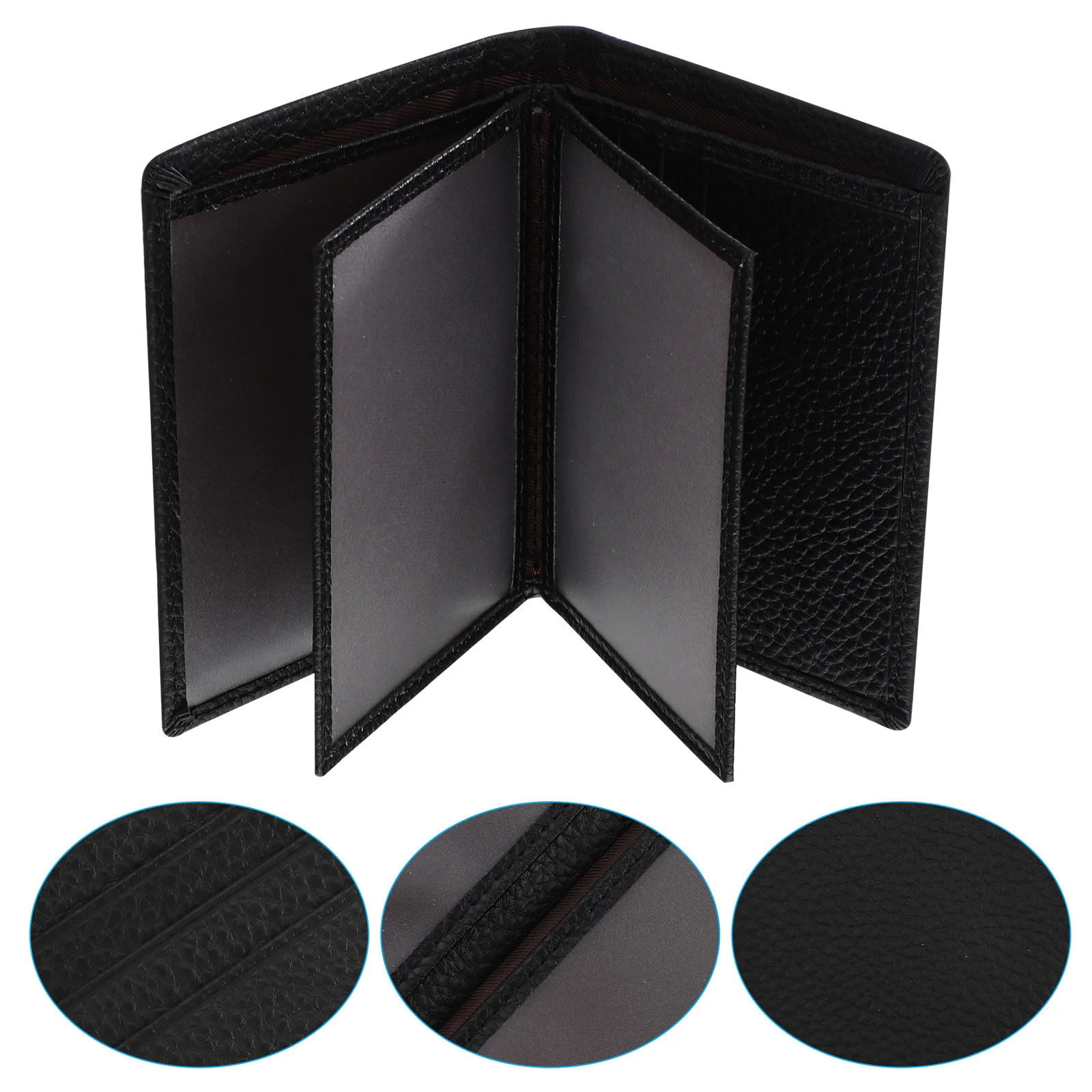 Multi Organizer Wallet For Men Large Capacity Credit Id Cards Holder Business Cards Pouch Office Party Daily