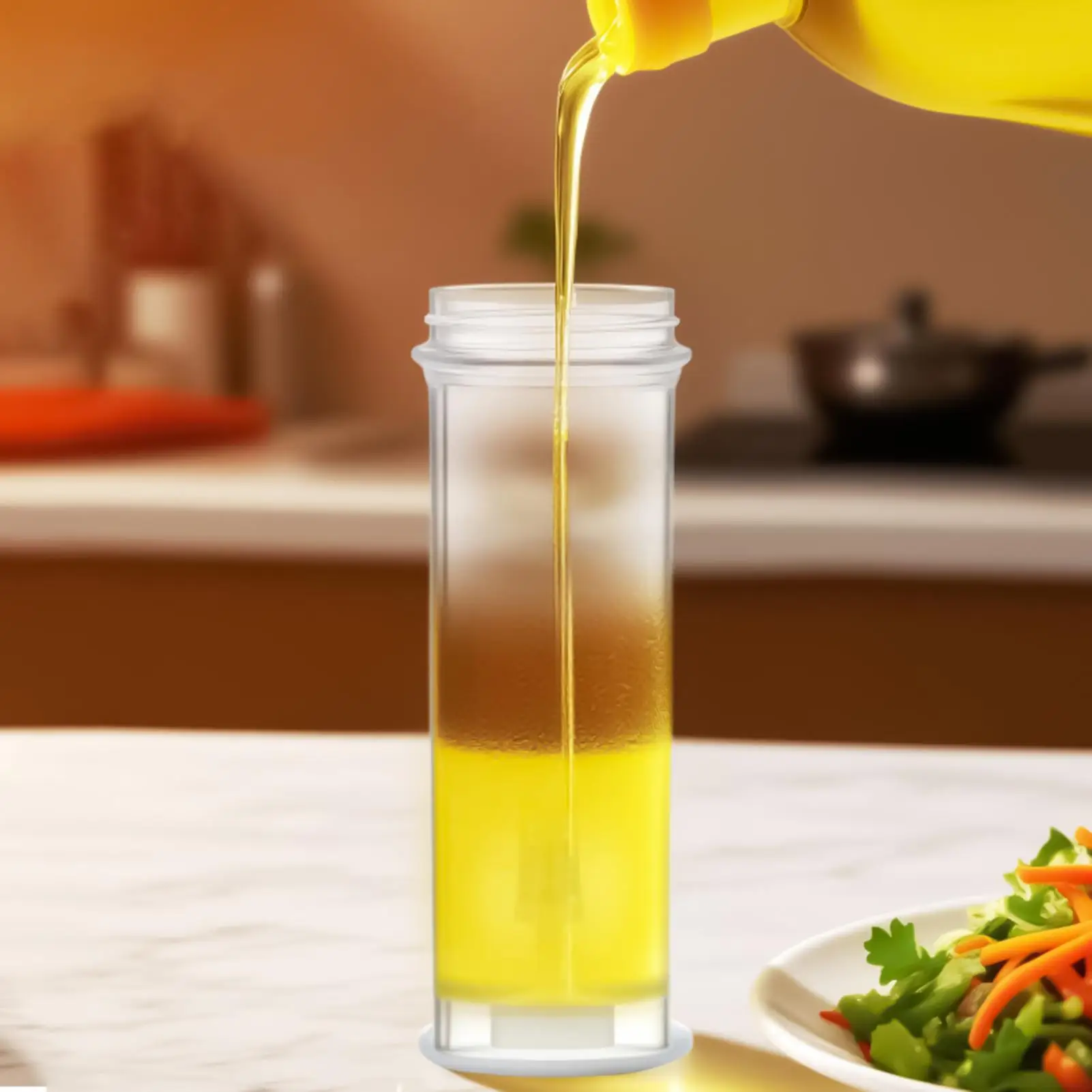 Oil Sprayer 100ml Portable Transparent Leakproof Mister Cooking Bottle Home Kitchen Restaurant Picnic Camping Outdoor Barbecue