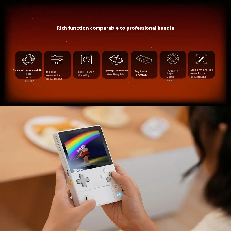 AYANEO Pocket DMG Handheld G3X Gen2 HD Screen High Refresh Rate Ergonomic Design Hall Trigger Rocker Ultra Custom Gaming Console