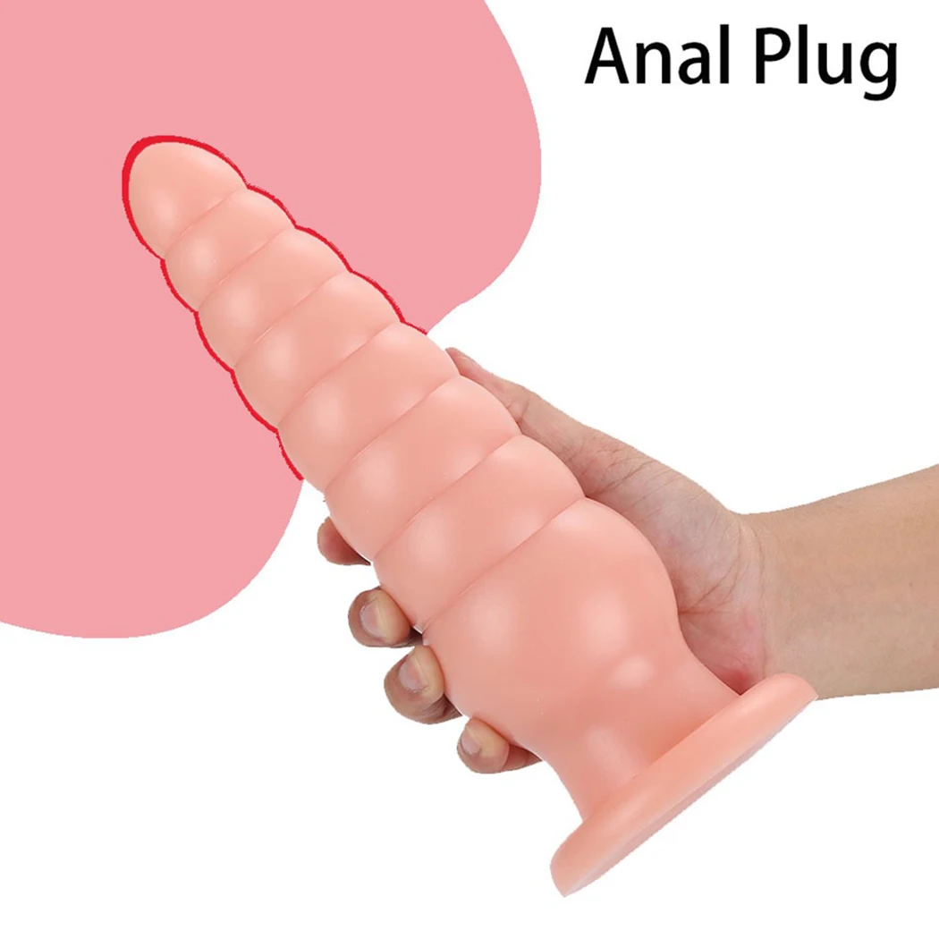 Big Anal Plug Sex Products Dildo Stimulate Anus Vagina Butt Plug Soft Penis Anal Dilator Male Masturbator Suction Cup Sex Toys18