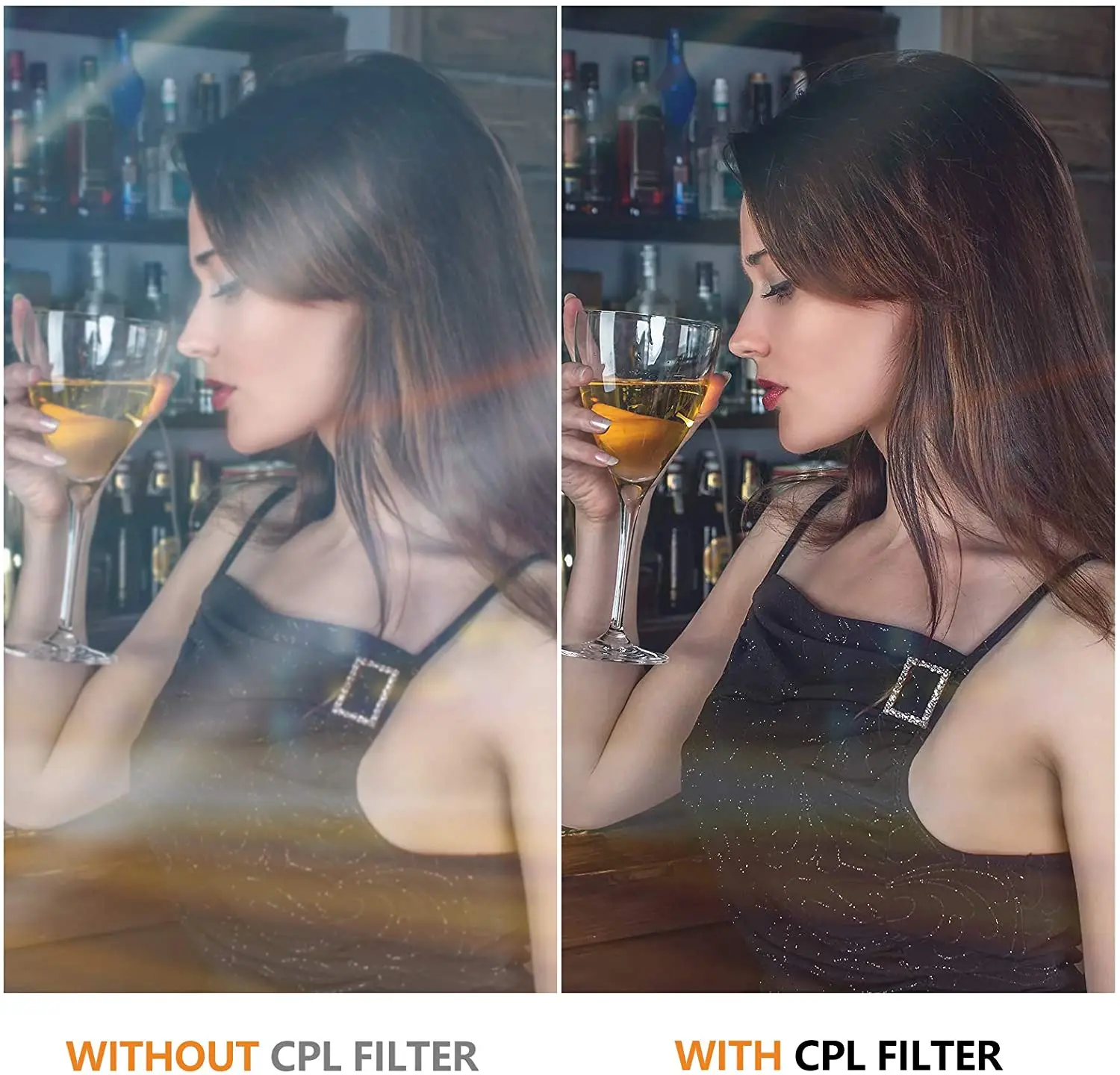 فلتر كاميرا CPL ND4 ، غطاء عدسة لسوني E ، عدسة على ، A6400 ، A6300 ، A6100 ، A6000 ، A5100 ، A5100 ، A5000 ، ZVE10 ،