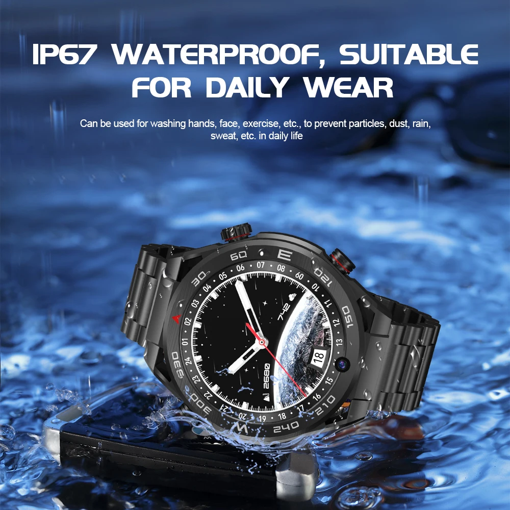 2025 4G LTE Smartwatch Android 32G ROM Camera GPS Smart Watch Men SIM Card WIFI Wireless Fast Internet Access For Huawei Xiaomi