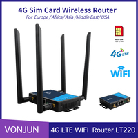 LT220 4G Industrial CPE Router Outdoor LTE Sim Card Portable Mobile Hotspot 300Mbps External Antenna 32Users