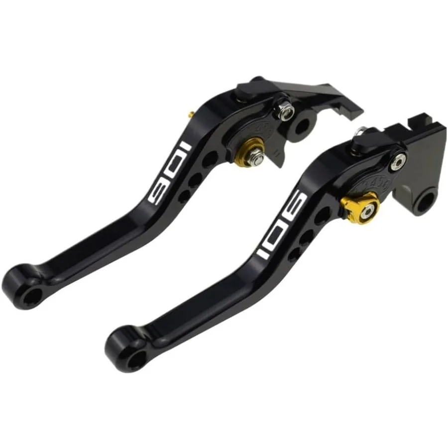 

Adjustable Short Motorcycle Brake and Clutch Lever Set for NORDEN 901 2023-2024 Models CNC Machined Handlebars with A-Black Fin