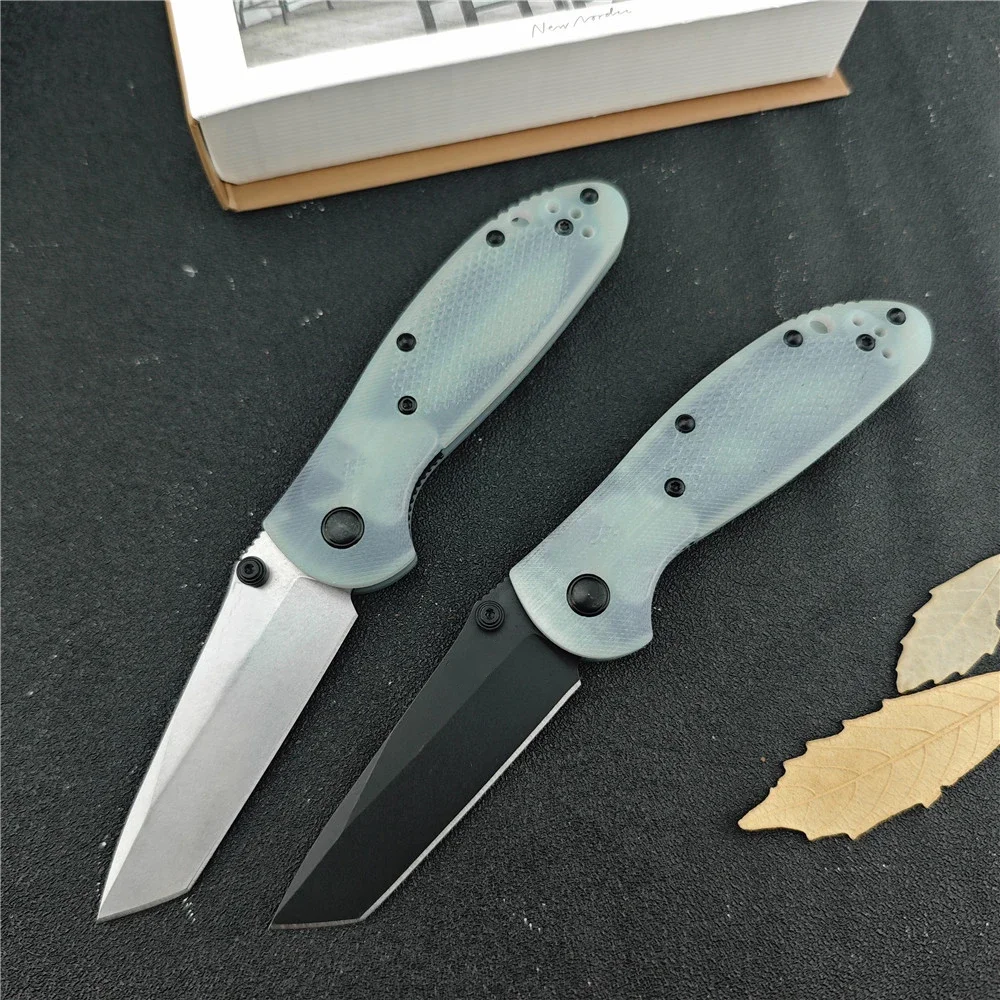 

BM 577 D2 Steel Tanto Blade G10 Handles Tactical Folding Knife Camping Pocket Knife Outdoor Hunting Tools Self Defense Knives