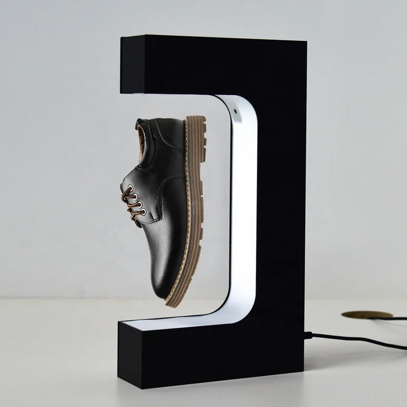

Fashion Levitating Magnetic Floating Shoes Display Stand And Shop Display For Shoes Fancy Sever Shoes Display Unit