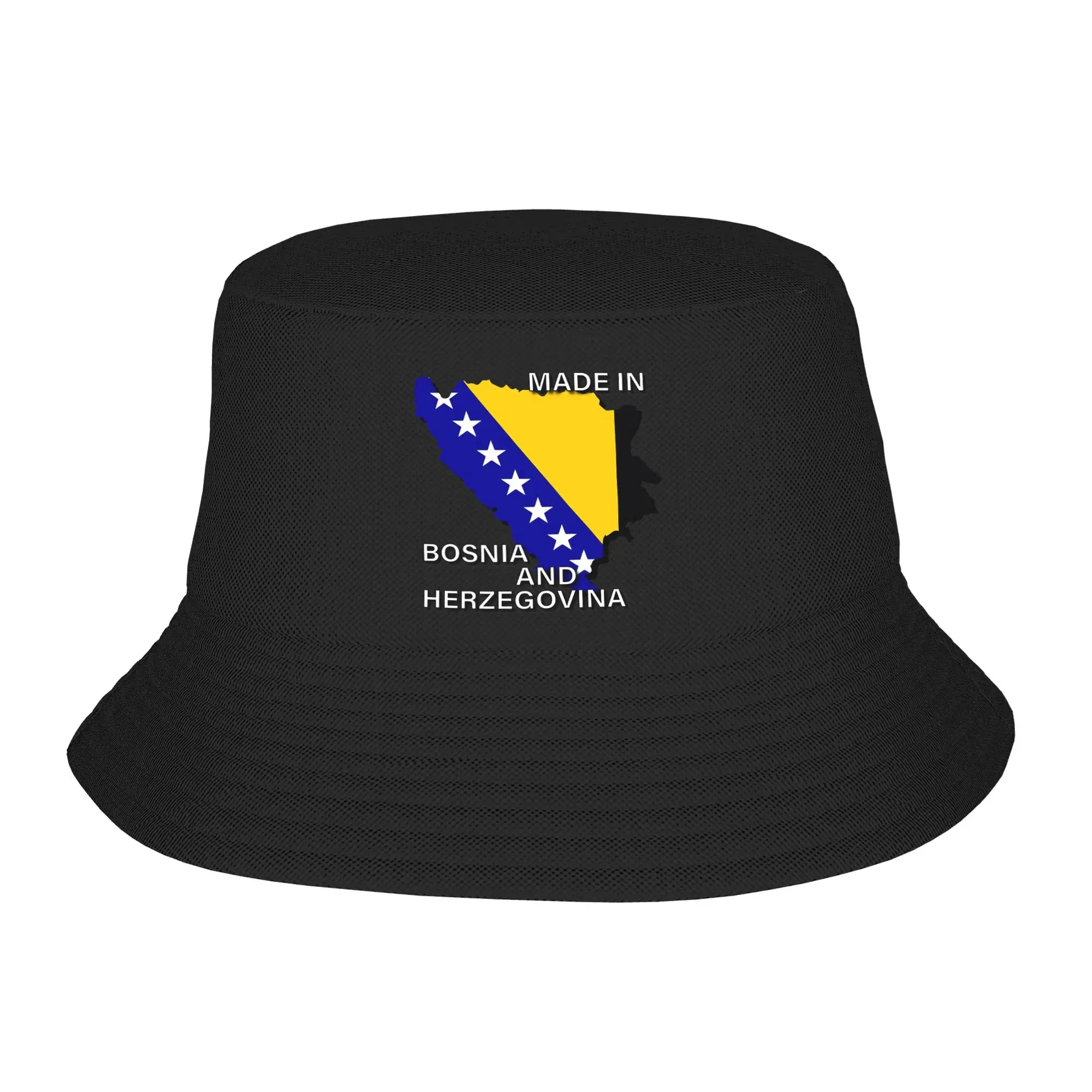 Chapeau Bob avec drapeau de la Bosnie-Herzégovine pour femme, chapeau de voyage, chapeau de sport pour activités de plein air