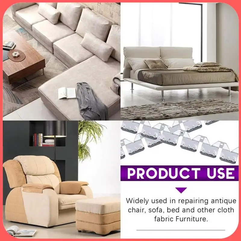 

AA89-Upholstery Metal Flexible Tack Strip Curve-Ease Grip For Easy Installation For Furniture, Chairs, Sofa