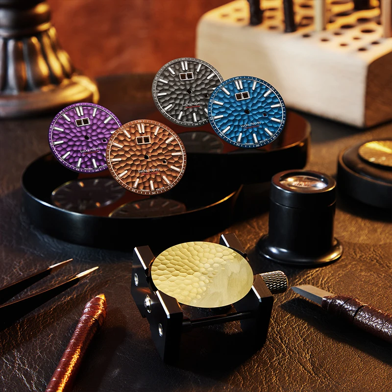 محظوظ هارفي الحركة التلقائية ساعة رجالي مطروق الهاتفي الذاتي السبر Chiming الساعات 316L الفولاذ المقاوم للصدأ ساعة اليد عادية