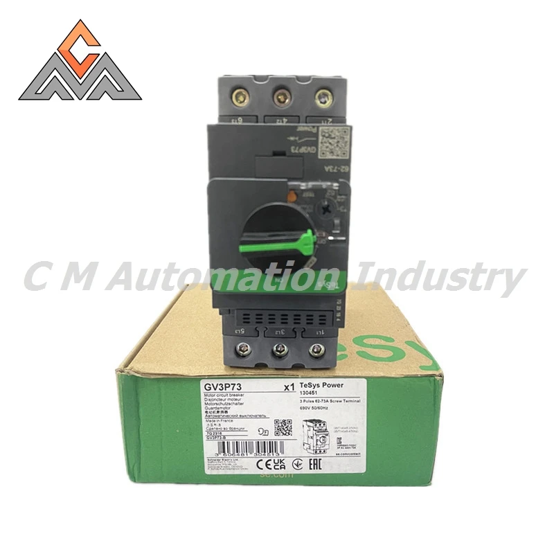 Imagem -02 - Disjuntor Genuíno do Motor Brandnew Oficial no Estoque Gv3p40 Gv3p50 Gv3p65 Gv3p25 Gv3p13 Gv3p73