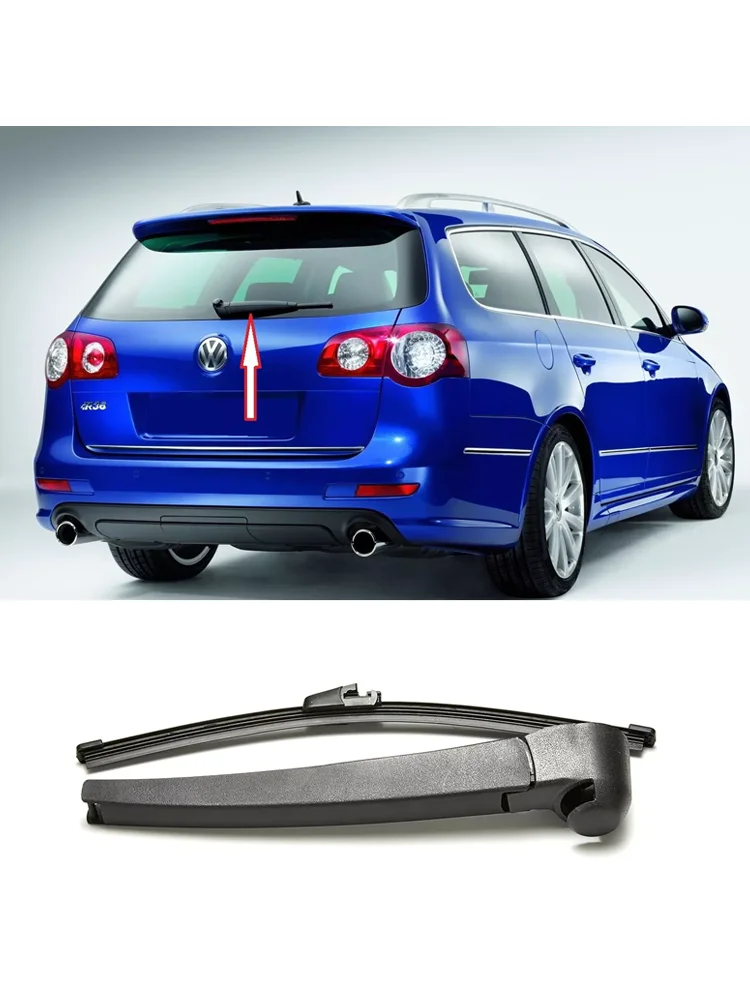 Car Rear Windshield Wiper Arm and Blade for VW Passat B5 B6 and B7 2005 -2014 Seat Leon MK2 Car Window Windscreen Wiper