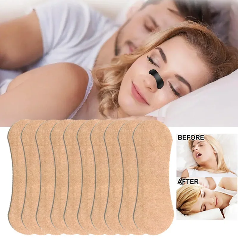 50/Pcs Breathe Nasal Strips Right Way Stop Snoring Anti Snoring Strips Adult Easier Better Breathe Health Care Sleep Well Patch