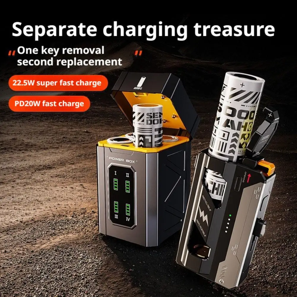 

Replaceable Battery 5000mAh/25000mAh Power Large-Capacity Quick Full-Separation Type Portable for iphone Spare Battery